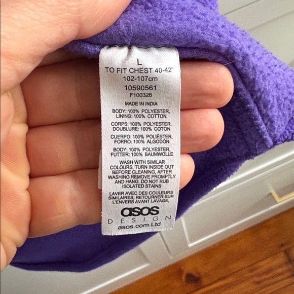 ASOS fleece button down - Picture 4 of 10